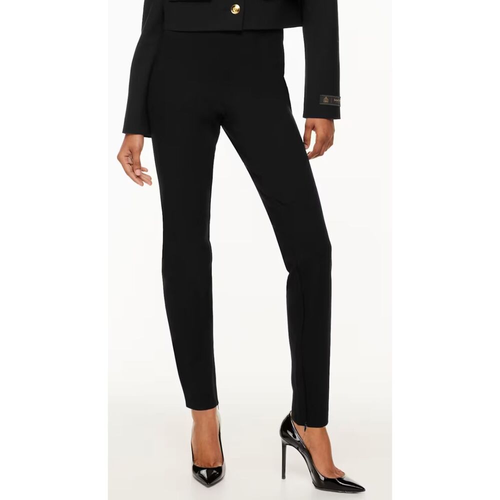 Aritzia Babaton Sisko Pants Black Ponte XS EUC Career Workwear